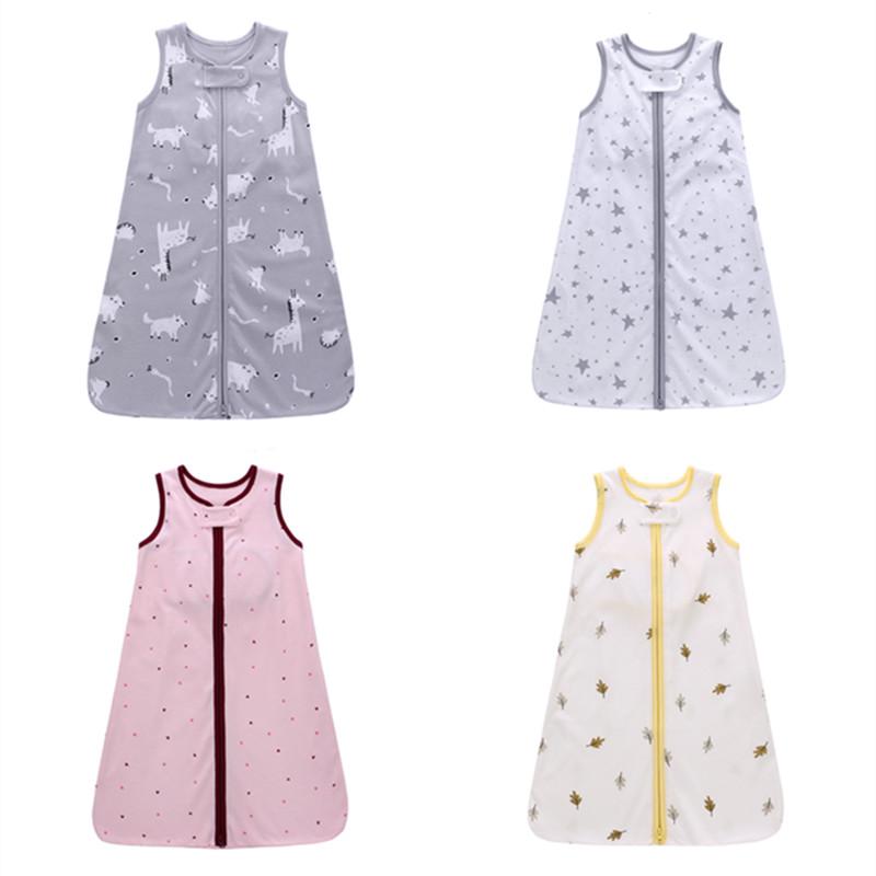 Cho Bé Túi Ngủ Sơ Sinh Cho Bé Giấc Ngủ Ngon Quần Áo Trẻ Sơ Sinh Không Tay Sleepsacks Nguyên Chất Cotton Trẻ Em Ngủ Trẻ Em Ngủ Quần Áo