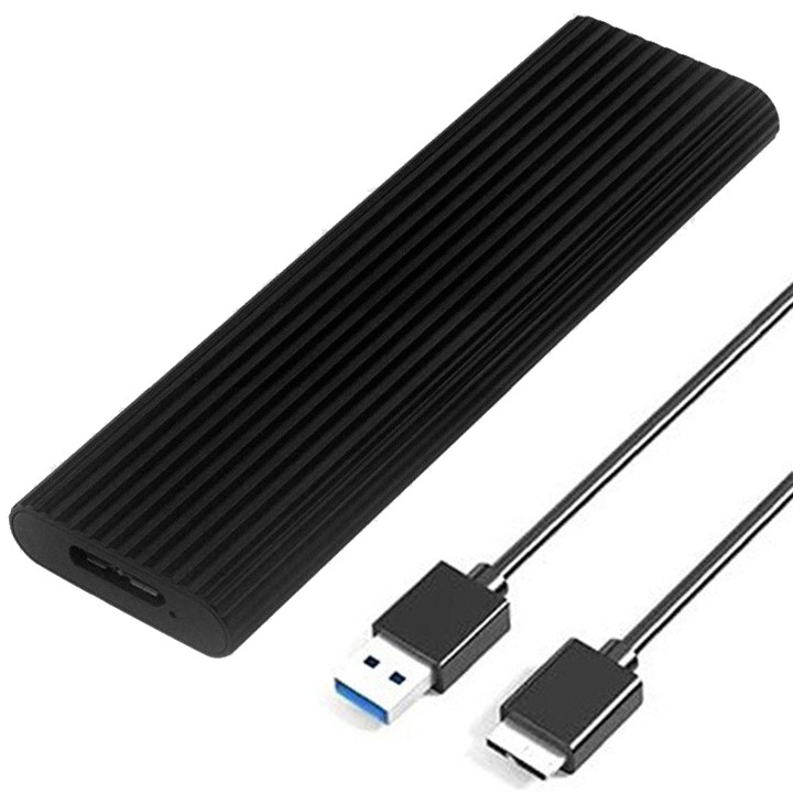 Box ổ cứng SSD M.2 SATA vỏ hợp kim nhôm USB3.0 - BX42