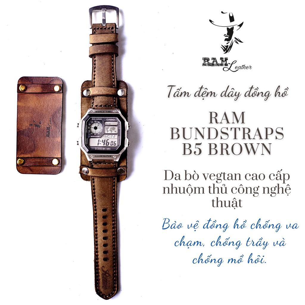 Tấm Bundstrap da bò vegtan B5 - RAM