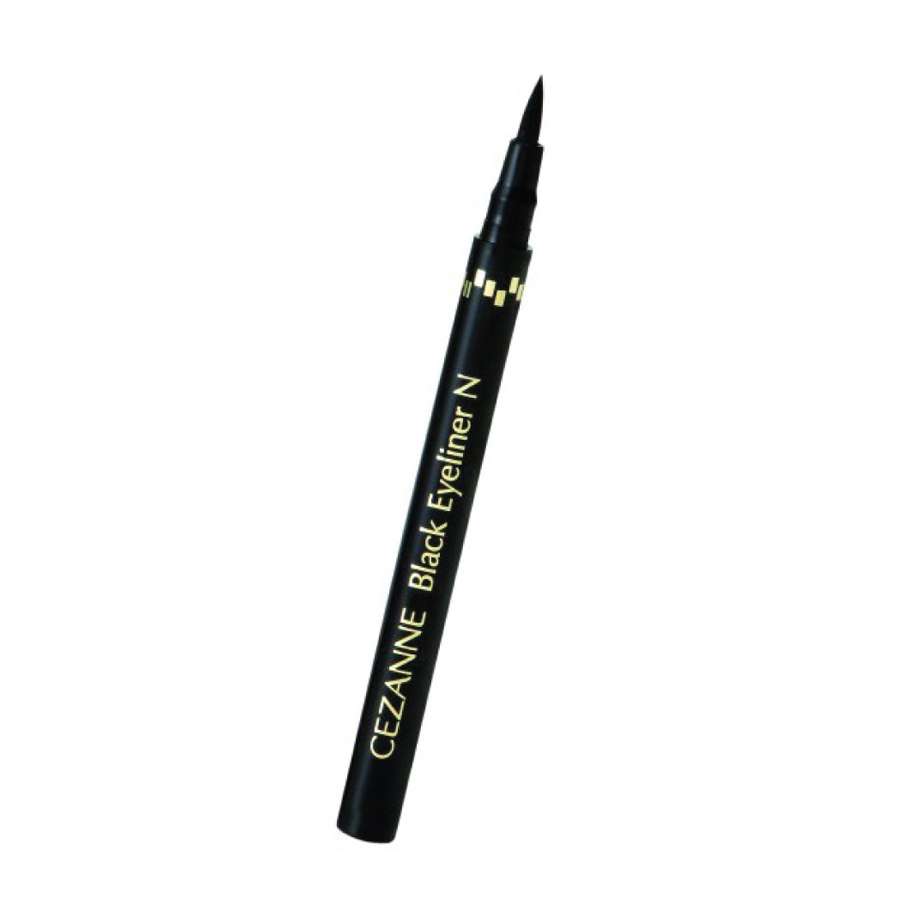 Bút Kẻ Mắt Dạ Đen Cezanne Black Eyeliner Hososhin (0.4g) - Black