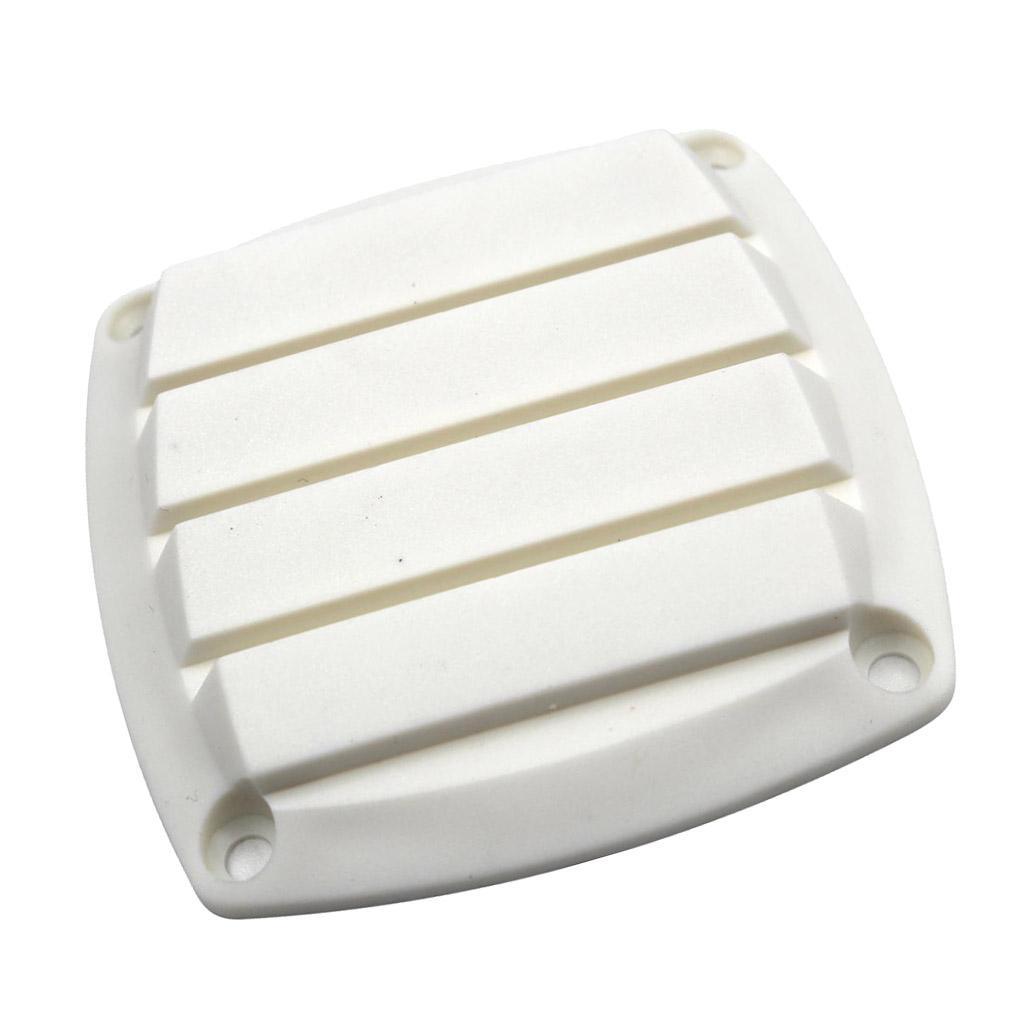 2x Round Plastic Marine Louvered Vents Round for 3'' Inch