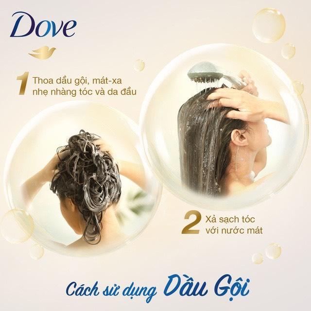 Dầu gội Dove Phục hồi Hư tổn 1400g tặng kèm 20 lưỡi lam London