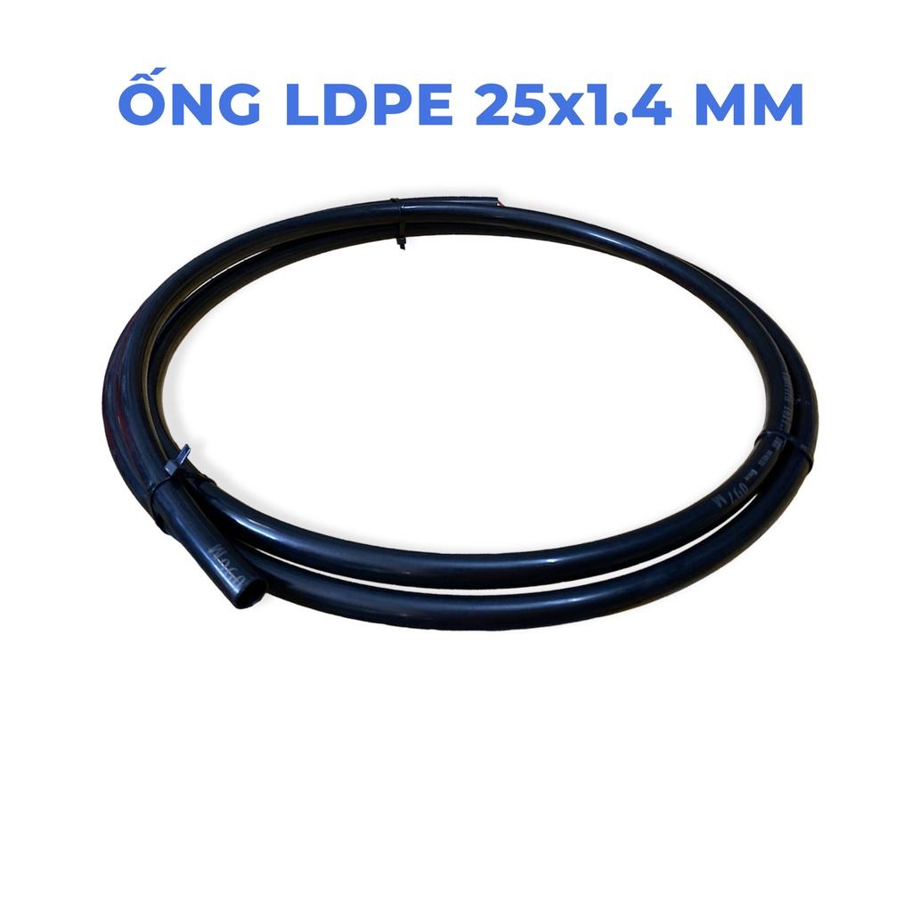 Van ống LDPE 25mm - 1m ống LDPE  25x2.0
