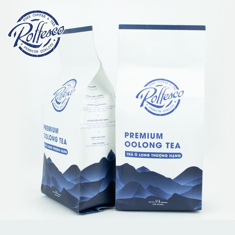 Combo 2 Trà Ô Long ROFFESCO PREMIUM OOLONG TEA 100% Búp Trà Tươi Túi 500g
