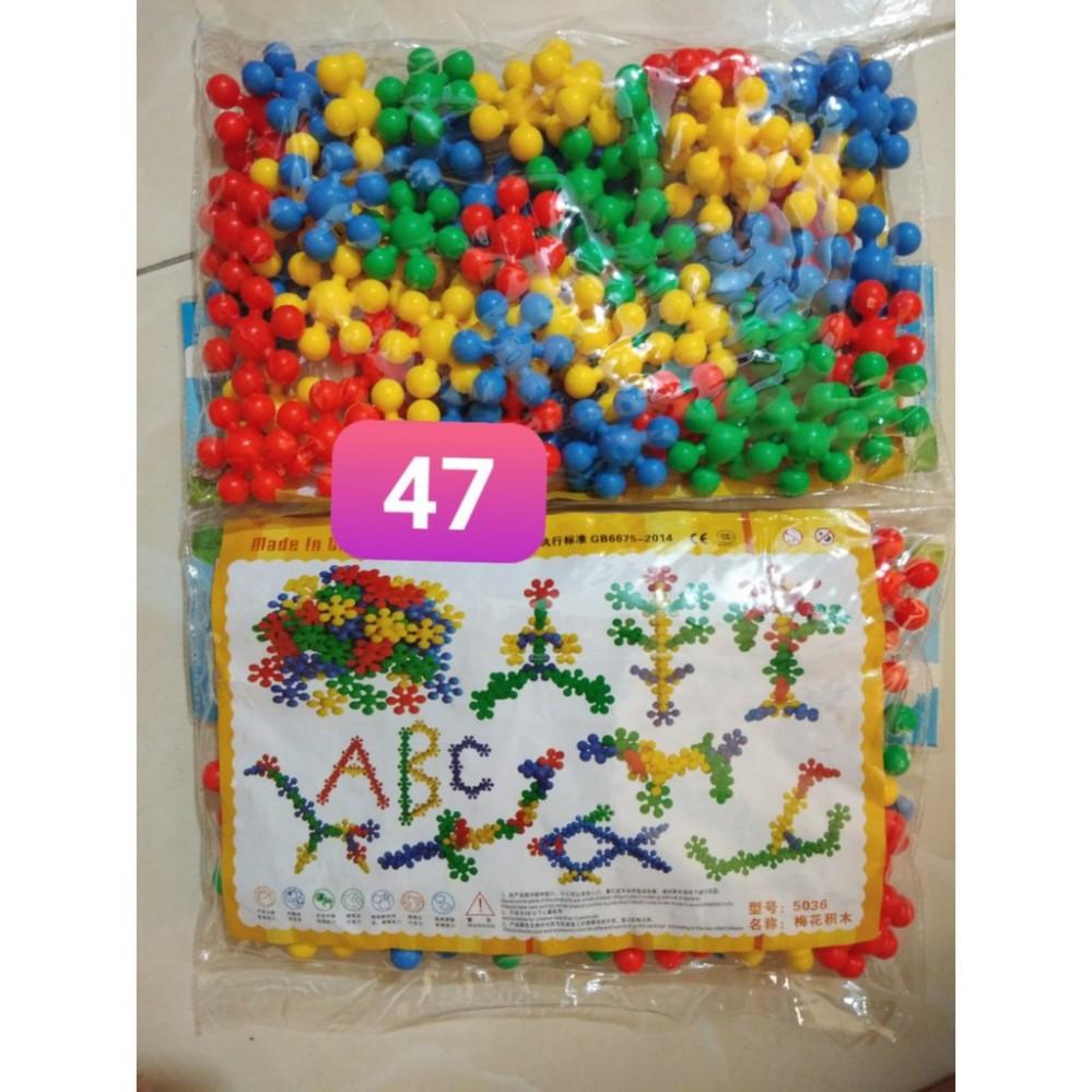 Bộ Lắp Ghép Bằng Nhựa Thông Minh Cho Bé M43-52