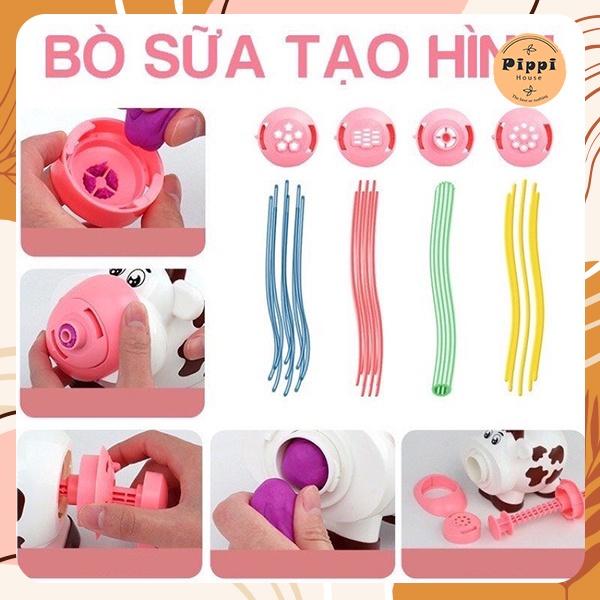 ĐỒ CHƠI ĐẤT NẶN BÒ SỮA TẠO HÌNH THEO KHUÔN - SIÊU NGỘ NGHĨNH CHO BÉ