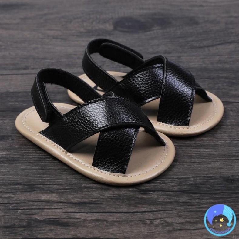 Giày Sandal Đế Mềm Chống Trượt Cho Bé Trai Từ 0-18 Tháng Tuổi