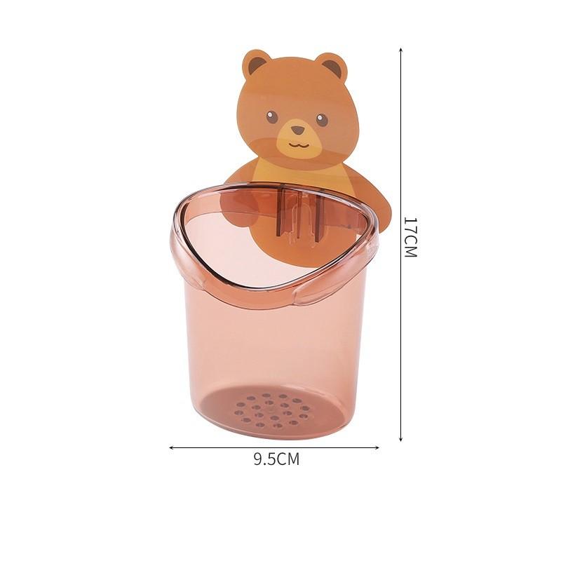 Đồ Đựng Bàn Chải Kem Đánh Răng Hình Gấu Dễ Thương