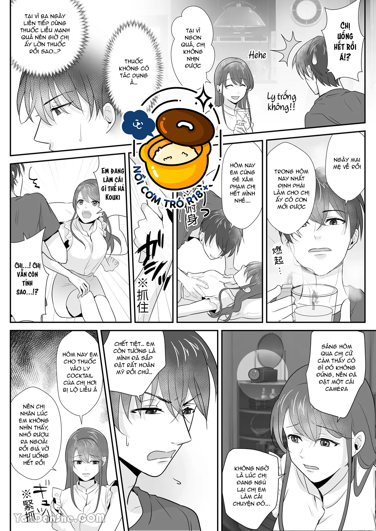 em trai kế chuốc thuốc chị gái để cưỡng hiếp chapter 1 14