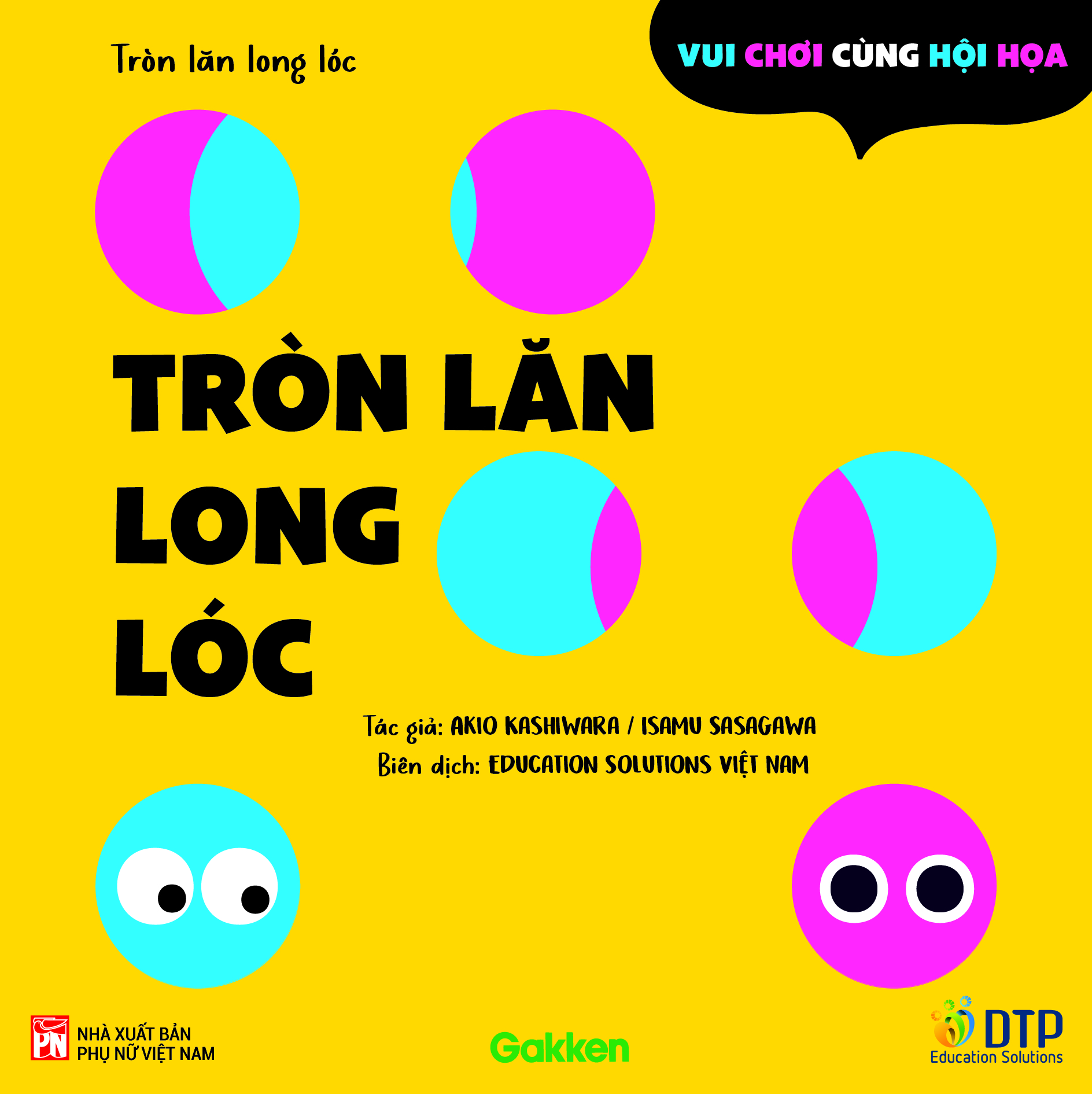 Sách - Tròn lăn long lóc - Vui chơi cùng hội họa