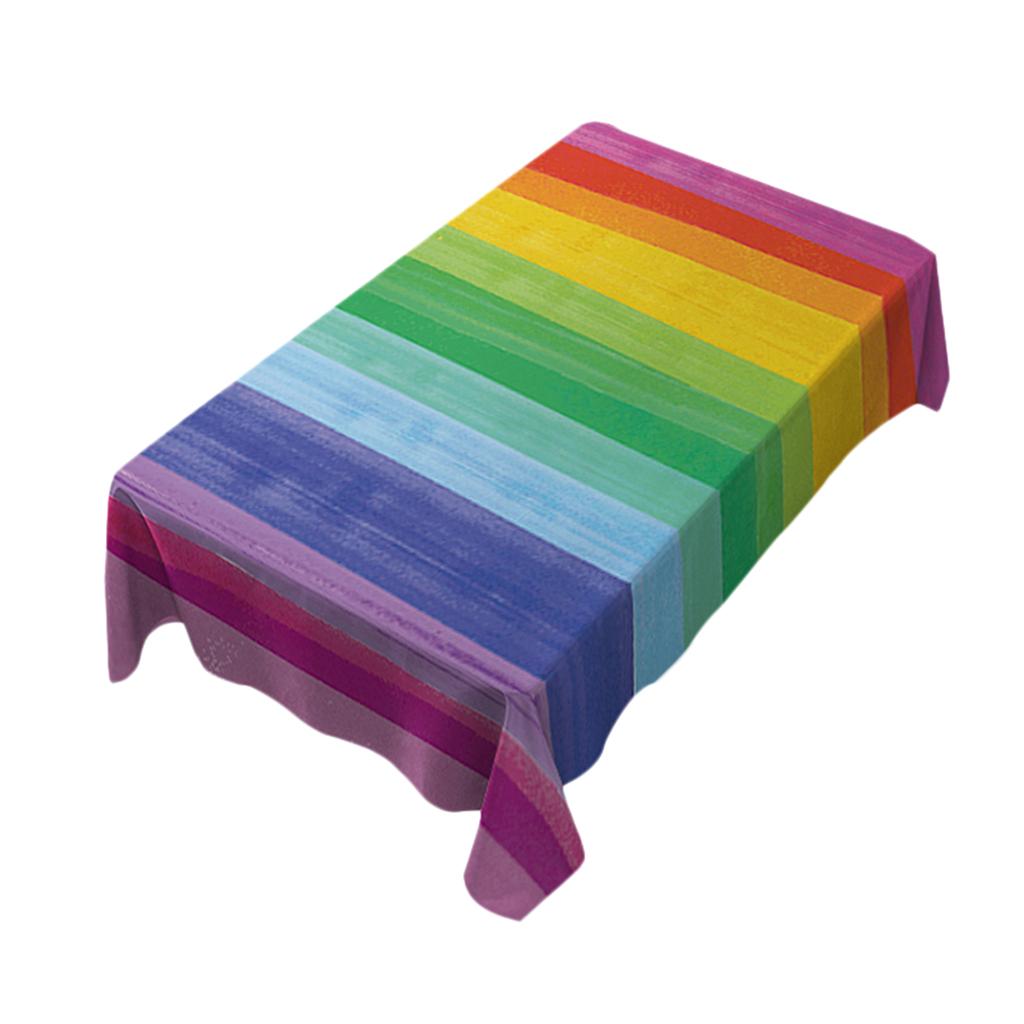 American Rectangular Polyester Tablecloth Table Cover Kitchen