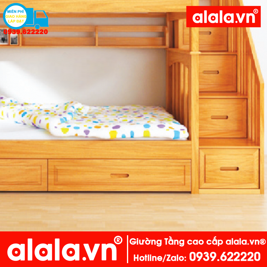 Giường tầng ALALA106 cao cấp - Thương hiệu alala.vn - Za.lo: 0939.622220