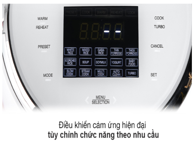 Nồi cơm điện tử Cuckoo 1.8 lít CR-1020F - Hàng chính hãng