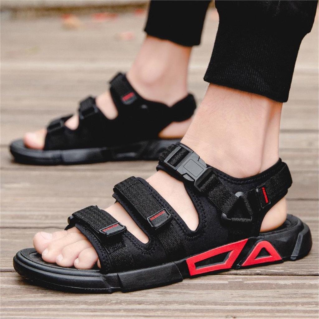 Giày Sandal Nam MWC 7064 - Giày Sandal Quai Ngang Dáng Streetwear Thời Trang Đế Mềm Mại Mang Đi Học, Đi Làm