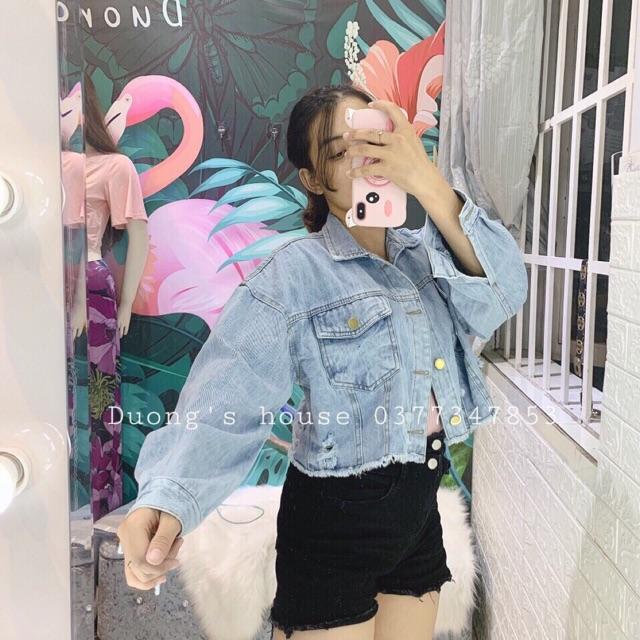 Áo Khoác Jeans Nữ Freesize hottrend 2019 hàng đẹp chuẩn shop