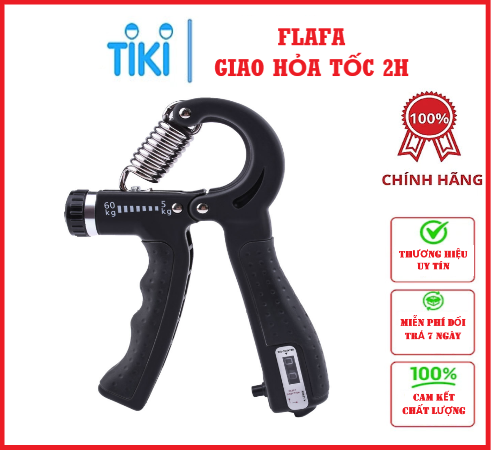 Kiềm Tập Cơ Tay Điều Chỉnh FLAFA - Chính Hãng (Giao màu ngẫu nhiên