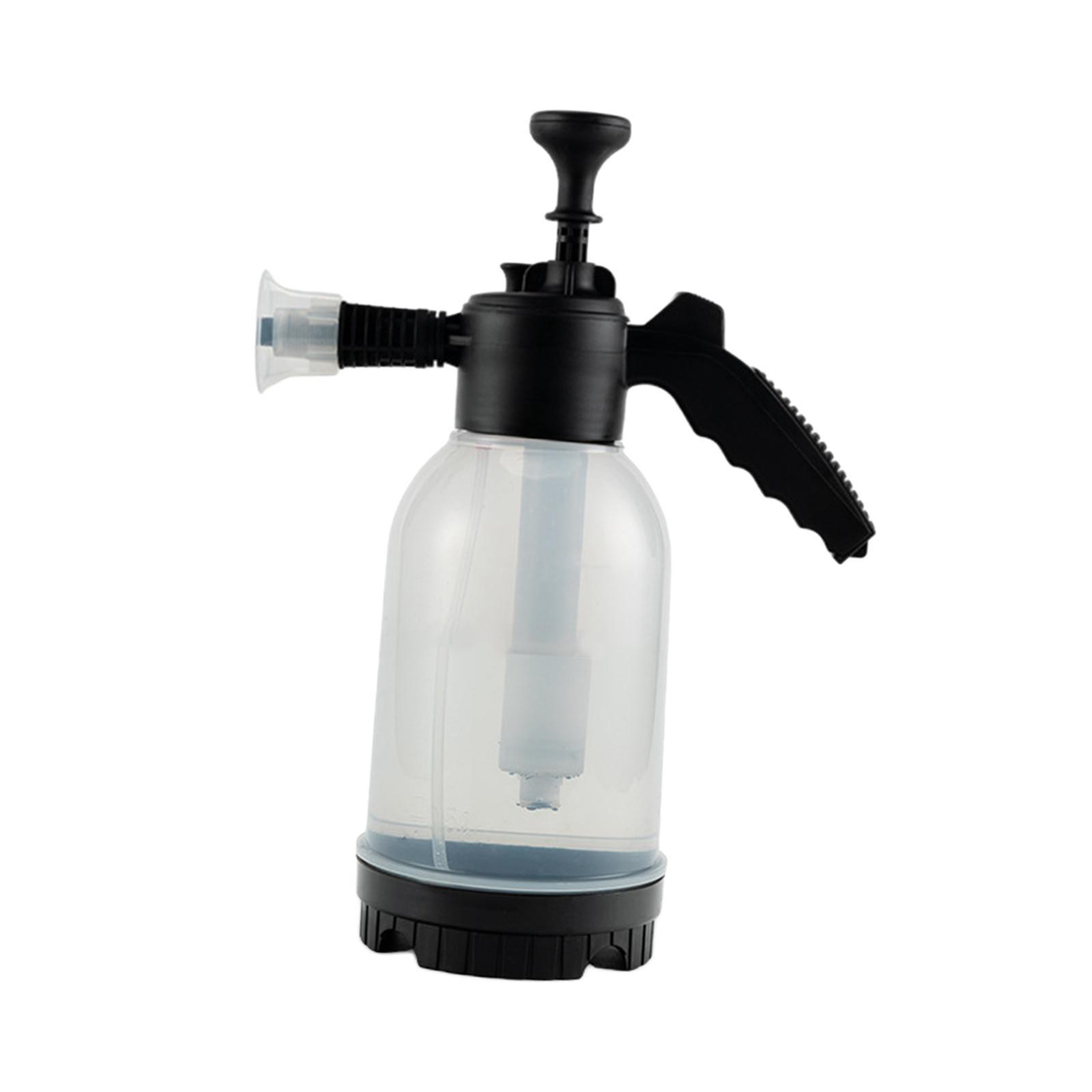 Spray Kettle Manual Foaming Sprayer 60° Spray Range Soap Sprayer Bottle Wind Hand 2L Pressure Foam Sprayer for Home Cleaning