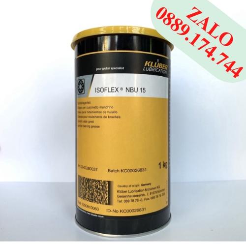 Mỡ bôi trơn Kluber Isoflex NBU 15 (can vàng) (1kg)