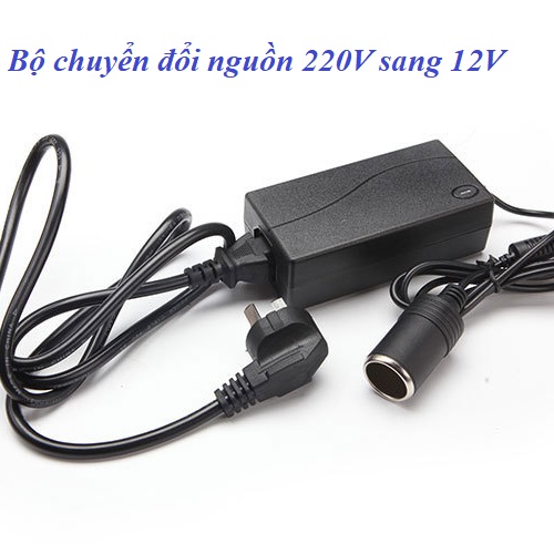 Bộ chuyển đổi nguồn điện từ 220V sang 12V-5A sử dụng cho các thiết bị cắm tẩu ô tô