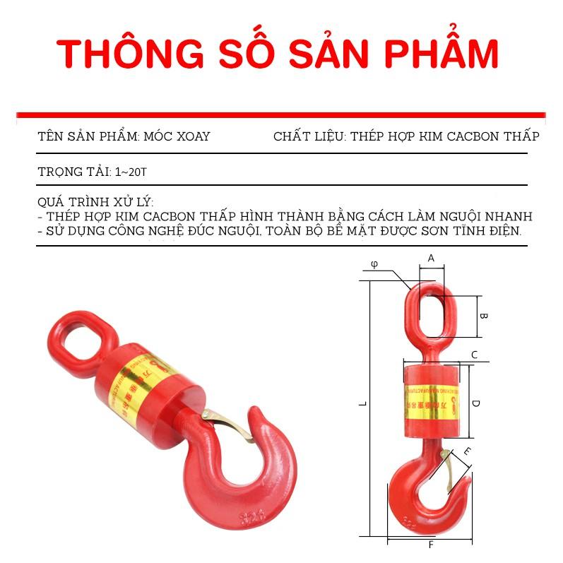Móc cẩu xoay 3 tấn