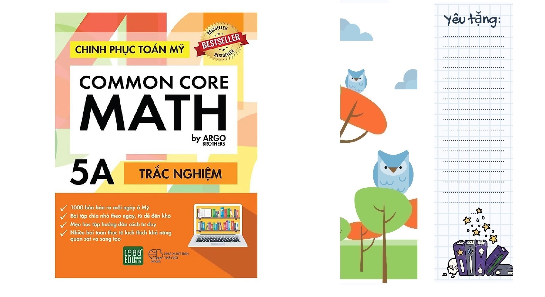 Sách - Common Core Math-Chinh phục Toán Mỹ 5A ( Tặng Kèm Bookmark )