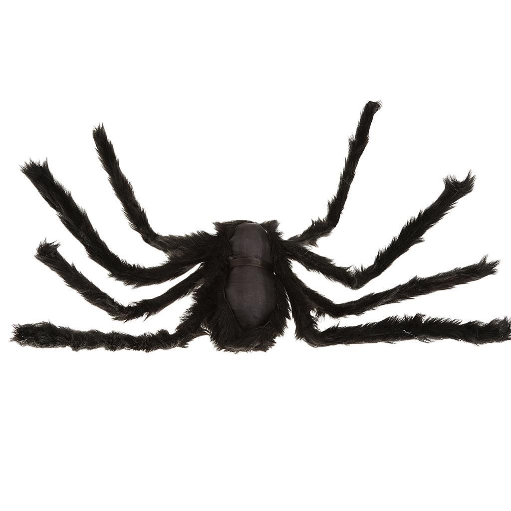 Black Large Spider Halloween Decoration Haunted House Prop Indoor Outdoor