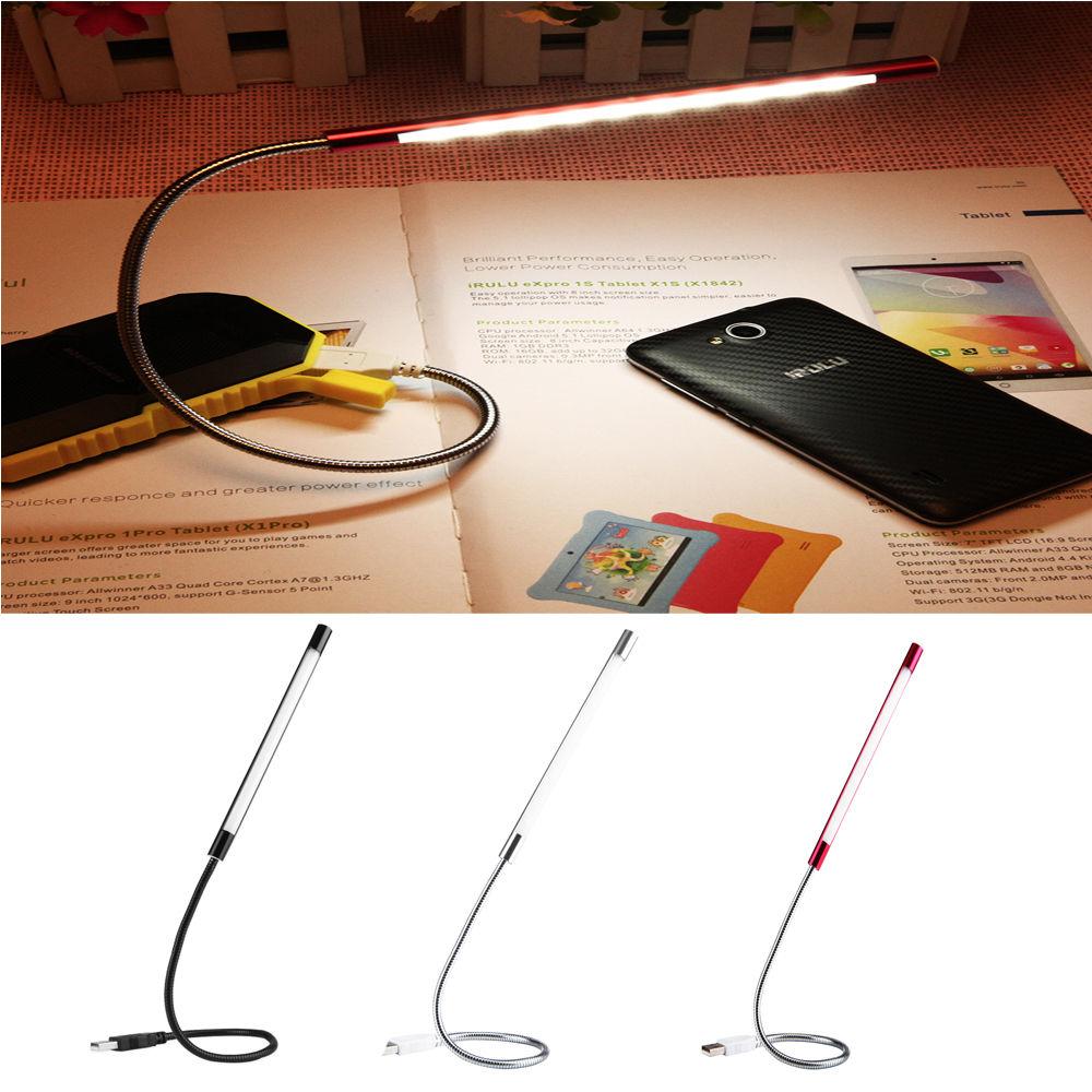 Mini USB Flexible Stick Dimmable Touch Switch LED White Light