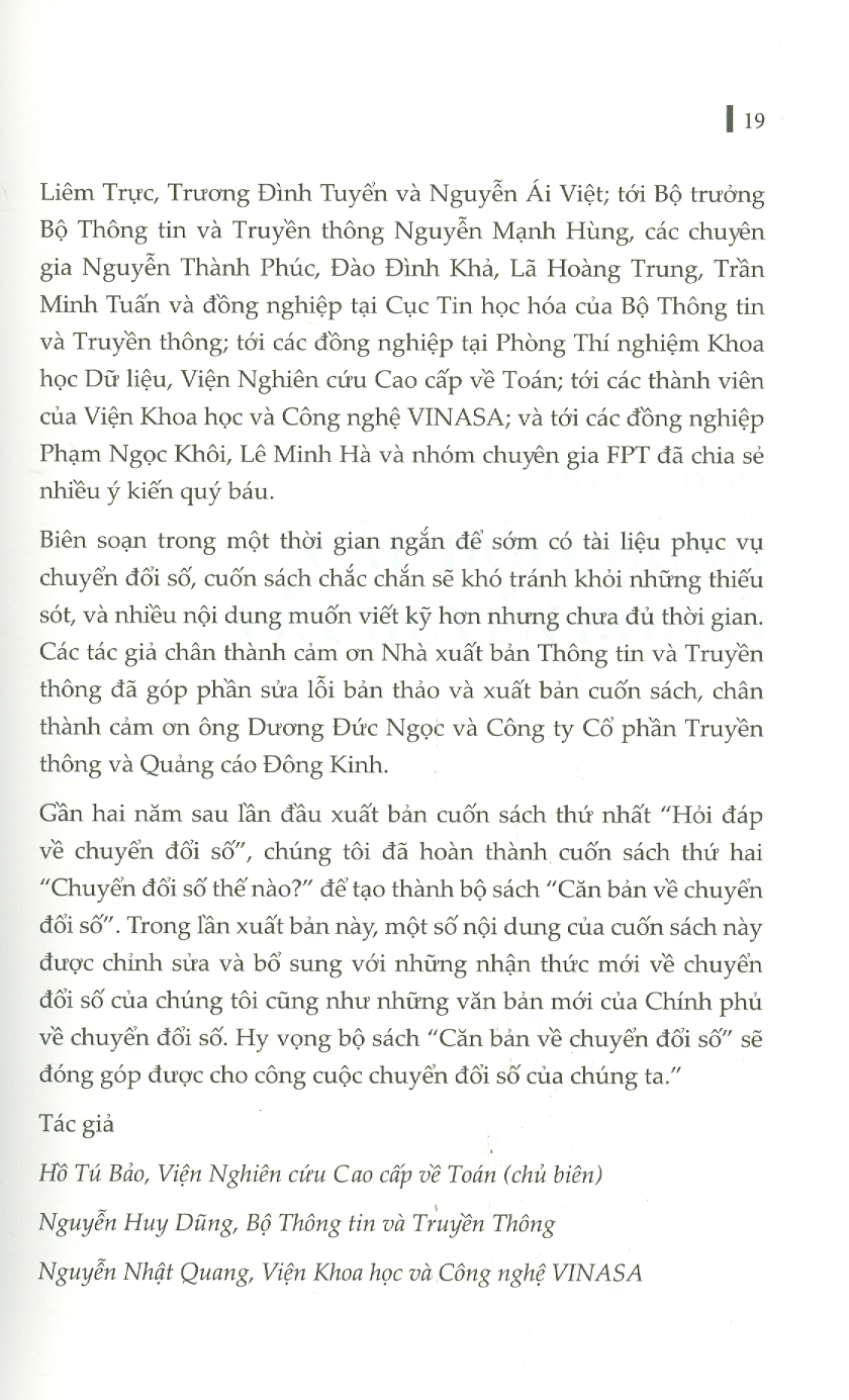 Hỏi Đáp Về Chuyển Đổi Số (Bộ sách căn bản về Chuyển đổi số)