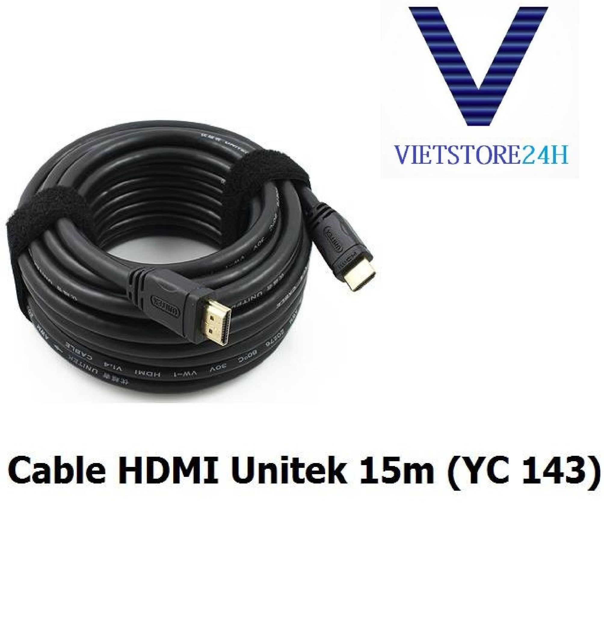 Cáp HDMI Unitek YC-143M 4K 15m - Hàng chính hãng