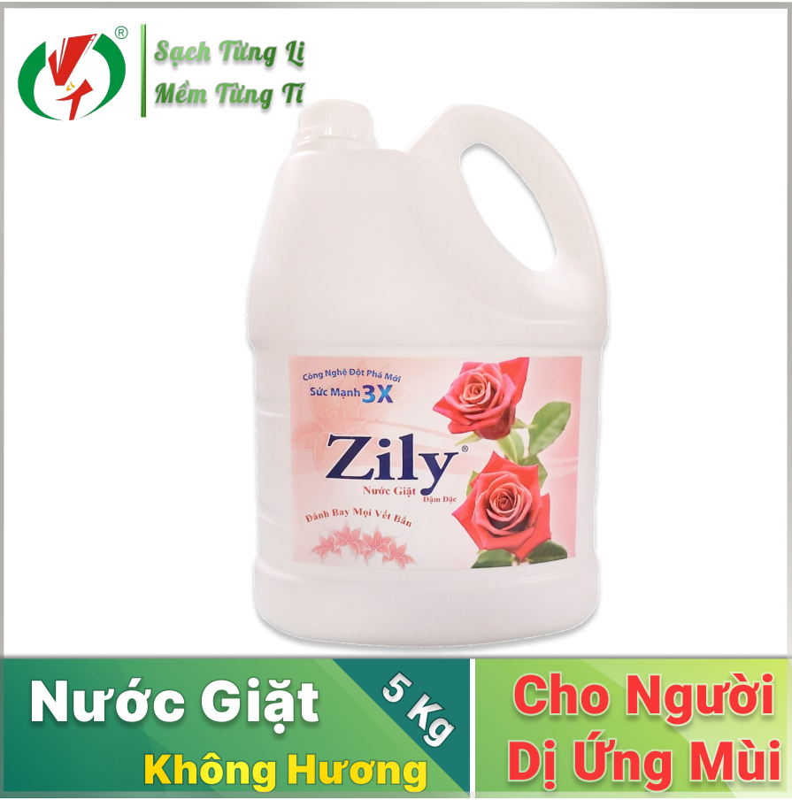 Nước giặt không hương Zily 5kg