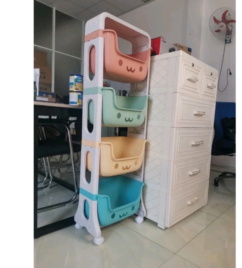 Kệ gấu 4 tầng đựng đồ đa năng hokori