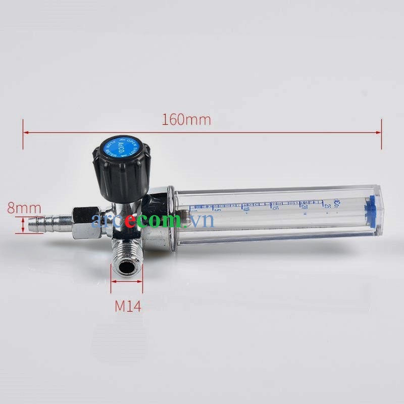 Cụm van ống thủy đồng hồ khí Ar/CO2
