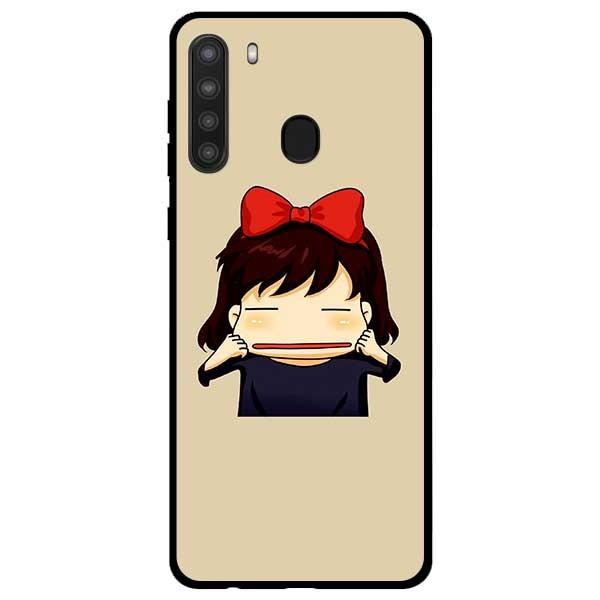Ốp lưng dành cho Samsung A21 - A21s - A31 mẫu Anime Cô Gái Véo Má