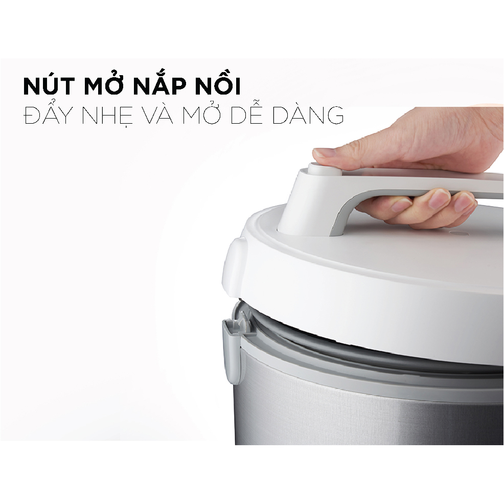 Nồi cơm điện Cuckoo 2.5 lít CR-1420/SIVNCV màu bạc - Hàng chính hãng