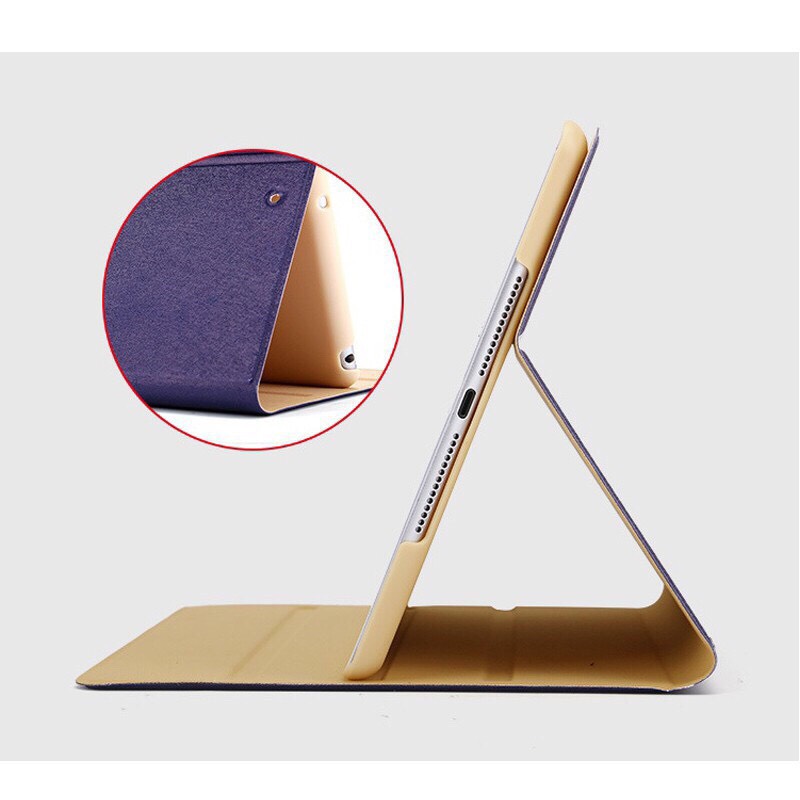 Bao da dành cho ipad 2017/2018/gen 5/6/Air 1/2 tháp