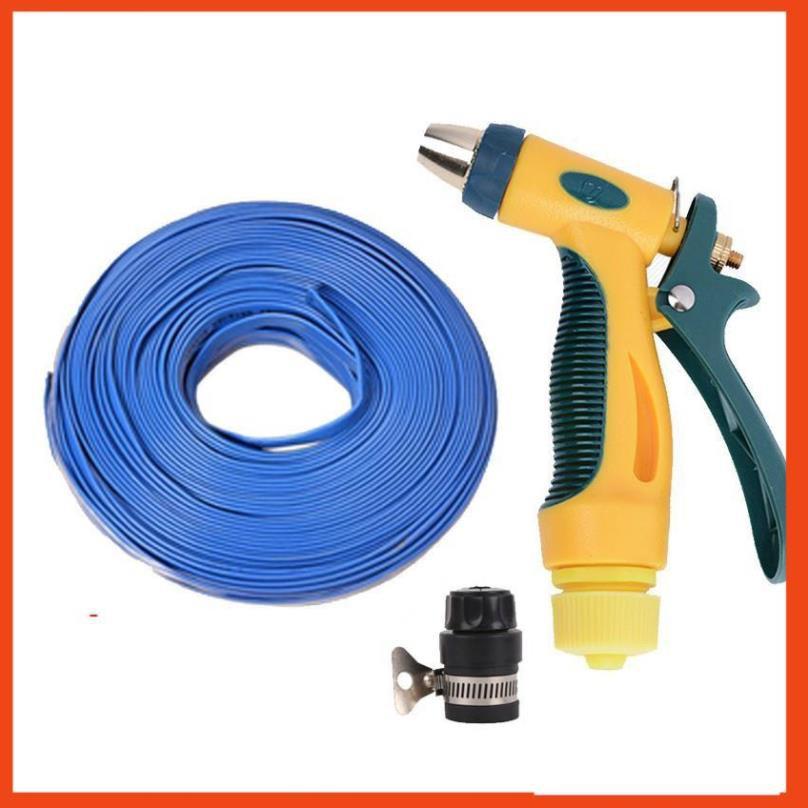 Bộ dây vòi xịt nước rửa xe,tưới cây tăng áp 3 lần 3-5m