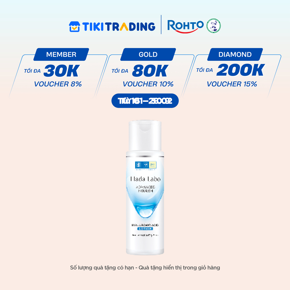 Dung dịch dưỡng ẩm tối ưu Hada Labo Advanced Nourish Hyaluronic Acid Lotion