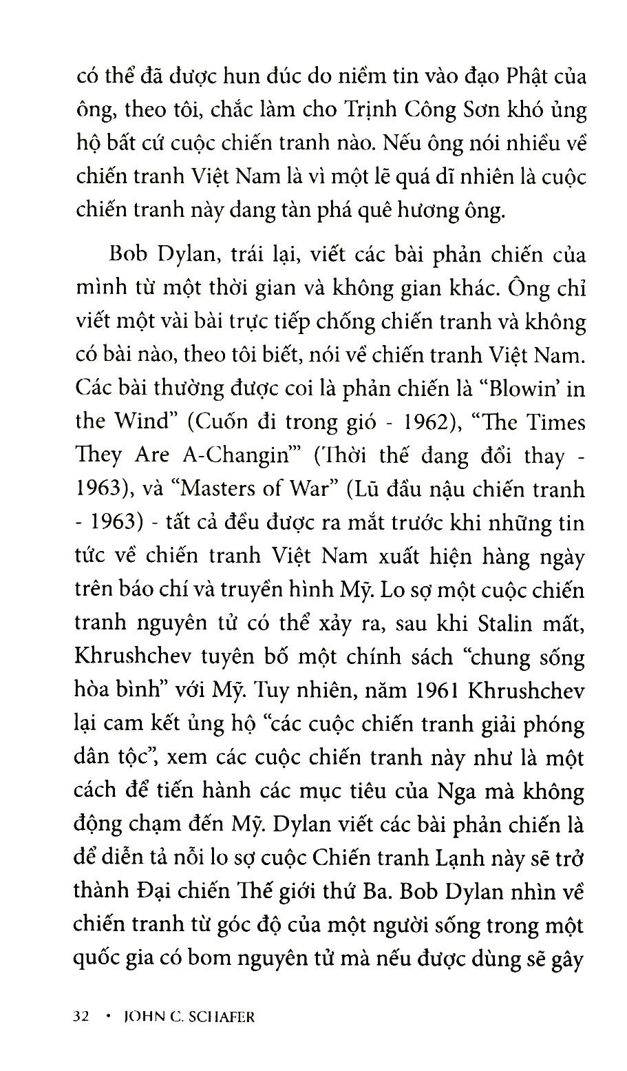 Trịnh Công Sơn Và Bob Dylan