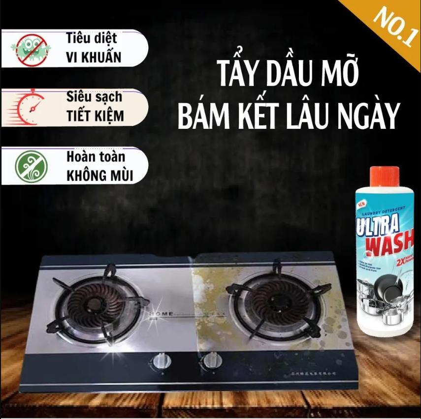 Nước Vệ Sinh Đa Năng Ultra Wash - Tẩy Sạch Vết Ố Vàng, Tẩy Dầu Mỡ, Cặn, Ố Vàng Bám Kết Lâu Ngày