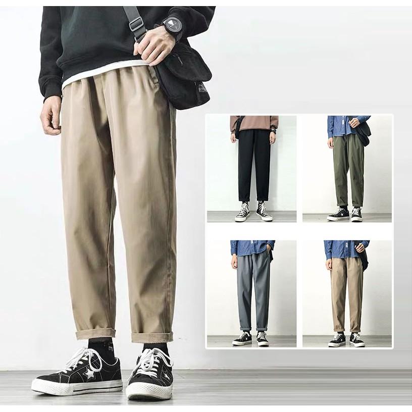 Quần Nam Kaki Basic Dáng Baggy Trơn Màu Phong Cách Trẻ Trung Thời Trang Zenko QUAN NAM 1000060