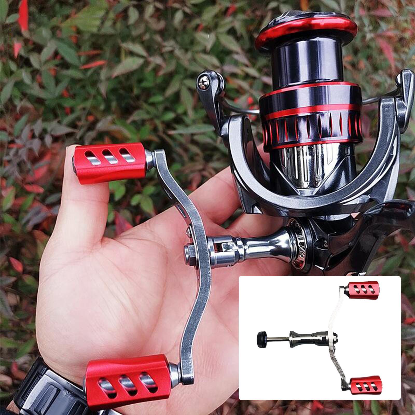 Lightweight Fishing Reel Handle Replacement for Fishing Tackles , Red