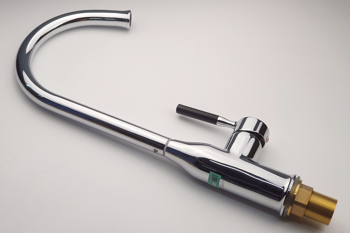 Vòi rửa chén nóng lạnh Đồng mạ Chrome Eurolife EL-KM04