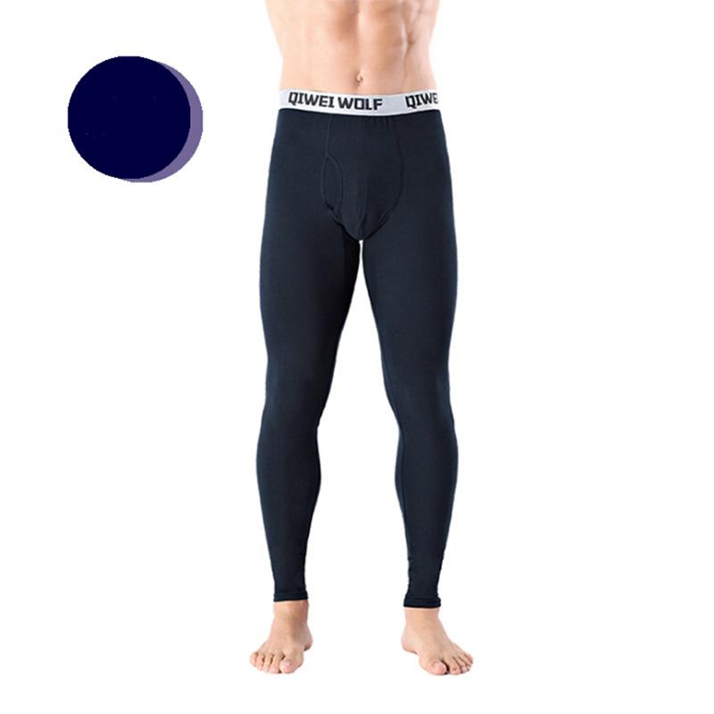 Mùa Thu Và Mùa Đông Nam Quần Lót Sinh Nhiệt Ấm Đáy Quần Dài Quần Legging Cotton Thông Thường Quần Lót Sinh Nhiệt