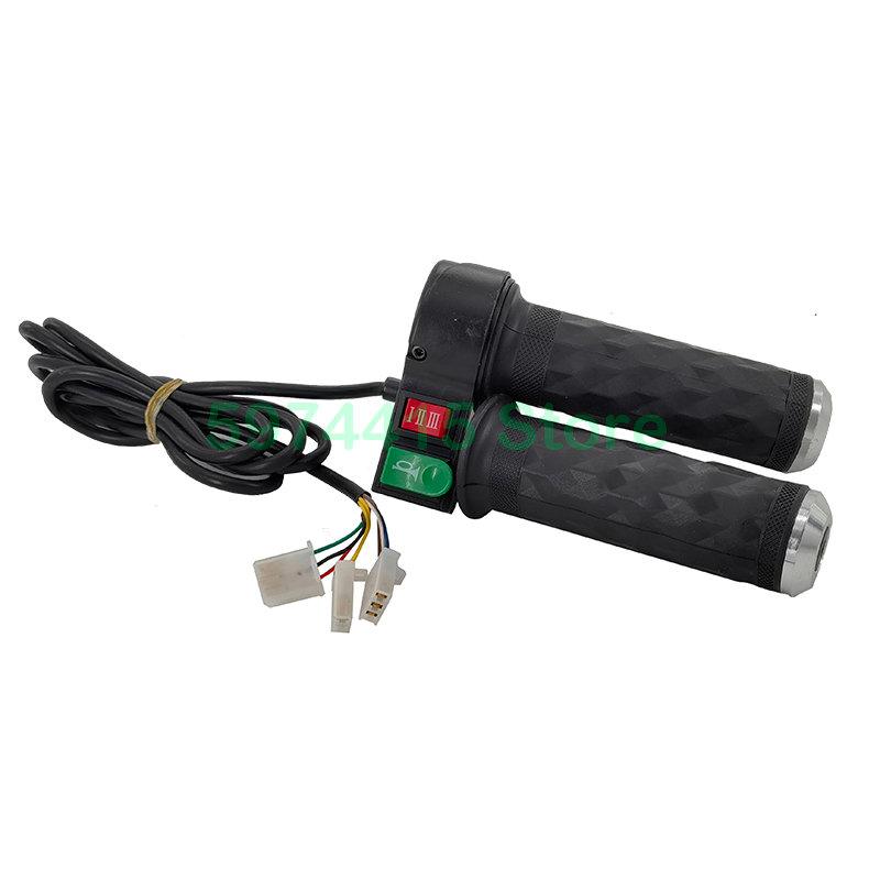 Universal Motorcycle 12V 72V Tay cầm nắm gừng ba tốc độ Tay cầm Tay điều khiển ga cho xe tay ga điện CityCoco Color: Red