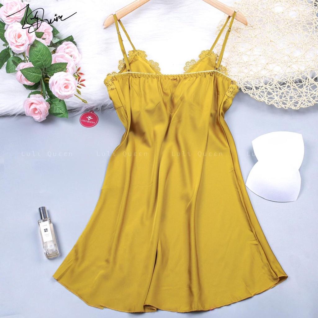 Đầm Ngủ Hai Dây Phối Ren HV08
