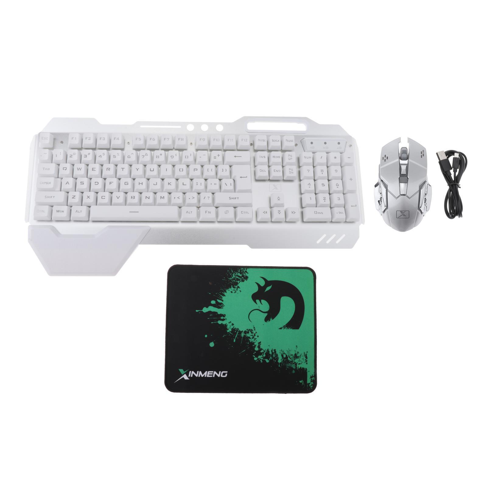 Gamer 2.4G Wireless Keyboard Mouse Set Rechargeable