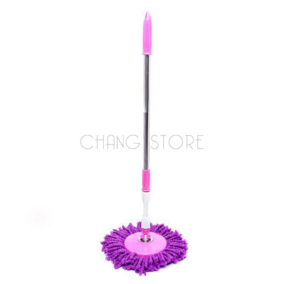 Cây Lau Nhà Inox 360 Mâm Nhựa Cao Cấp - Bộ Cán Chổi Lau Nhà Mâm Nhựa Tiện Lợi