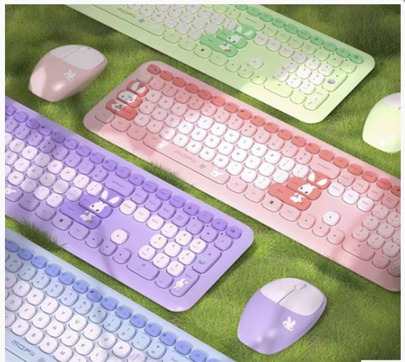 Bộ bàn phím chuột không dây MOFII 666 Pro đa dạng màu sắc - Hàng chính hãng