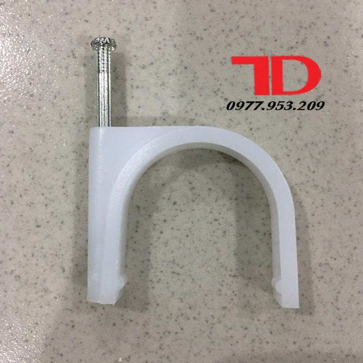 COMBO 2 bịch Đinh móc ống nước, dây điện phi 42