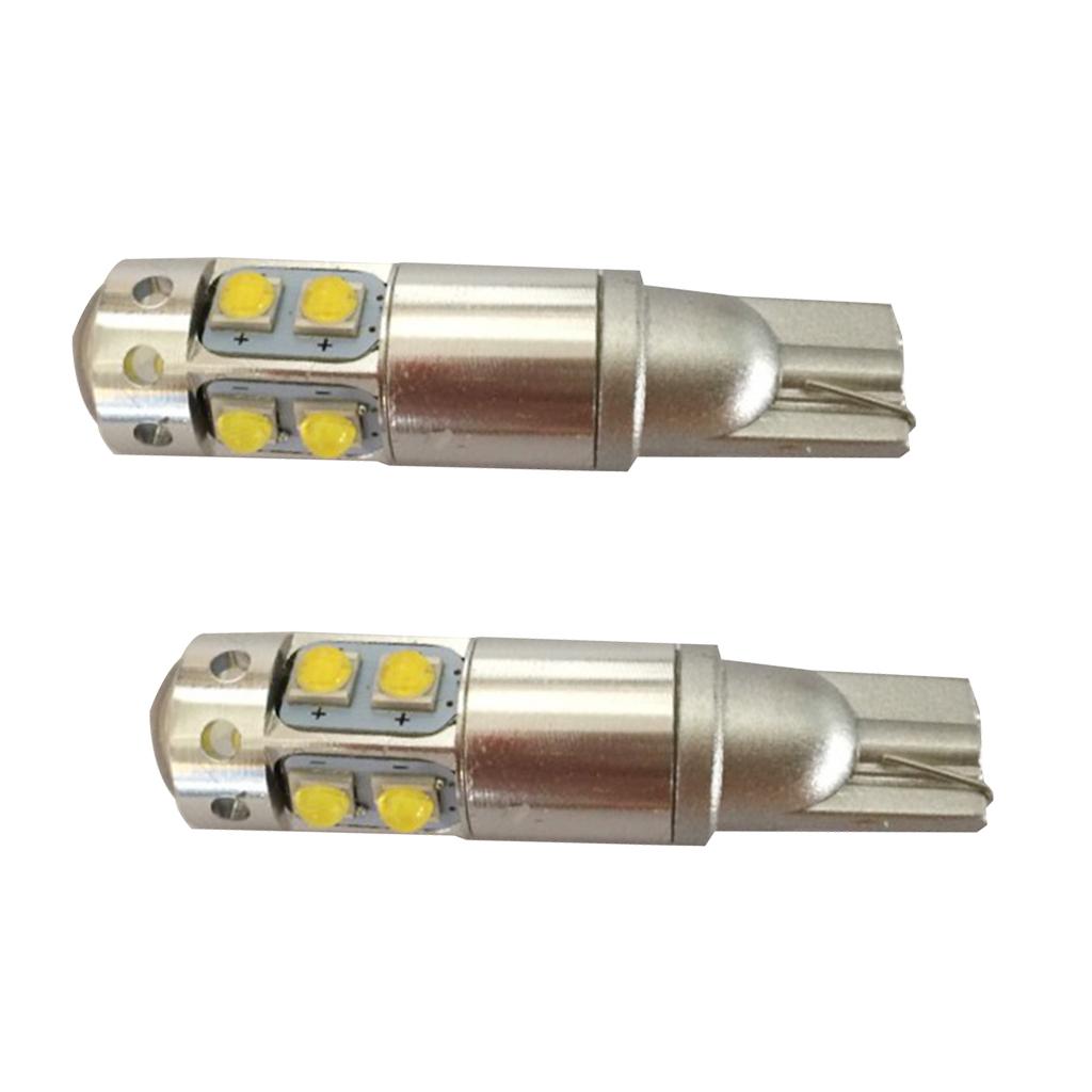 2pcs T10 50W Headlight Durable and Practical Fog Bulb Led Bulbs White